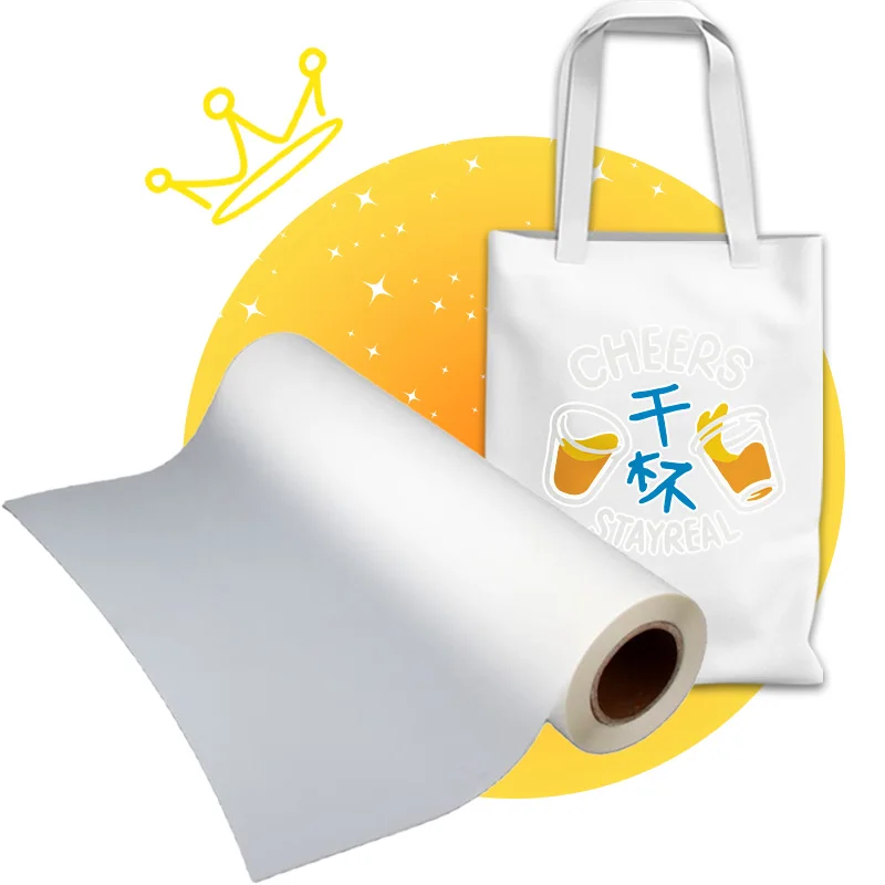 Heat Transfer Dtf Ink Powder 30 60cm Roll Pet Dtf Digital Printing Film Coated Paper for Dtf Printing