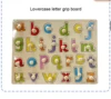Lowercase letter grip board