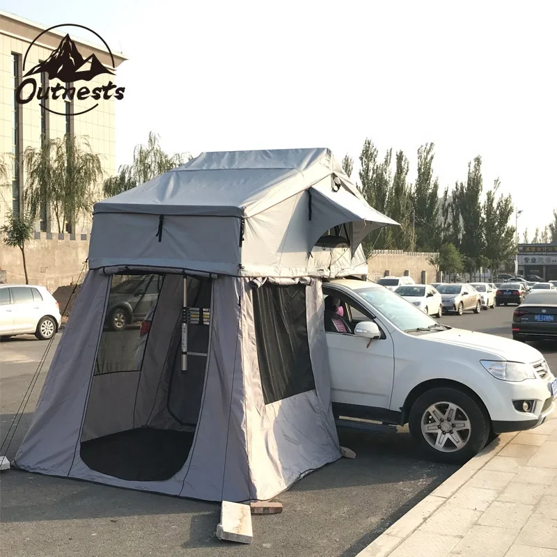 4x4 Outdoor Camping Offroad 4WD SUV Car Roof Top Tent with Annex