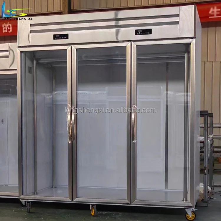 Glass Meat Hanging Refrigerator Meat Rack Fridge Meat Pork Beef Hanging Refrigerated Showcase Sausages