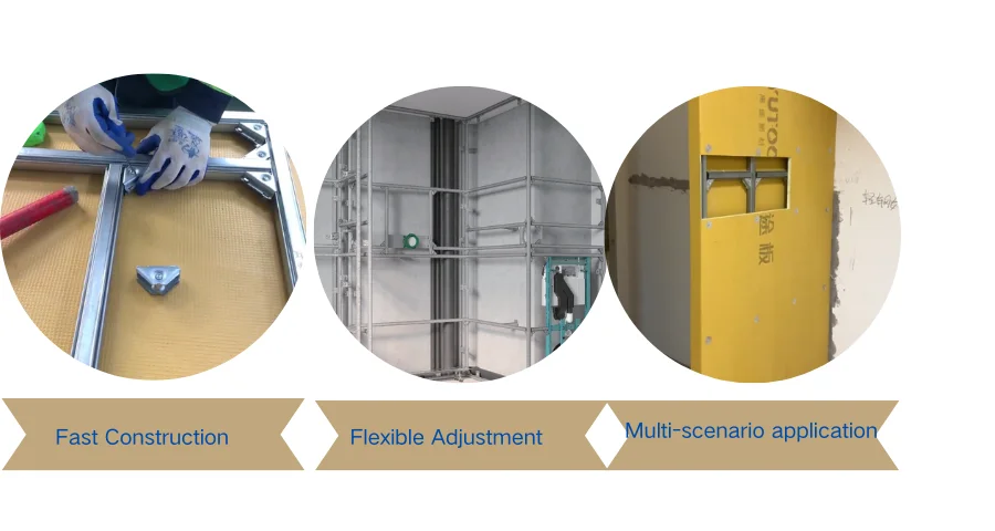 Quick-install Metal Studs for False Ceiling Suspension