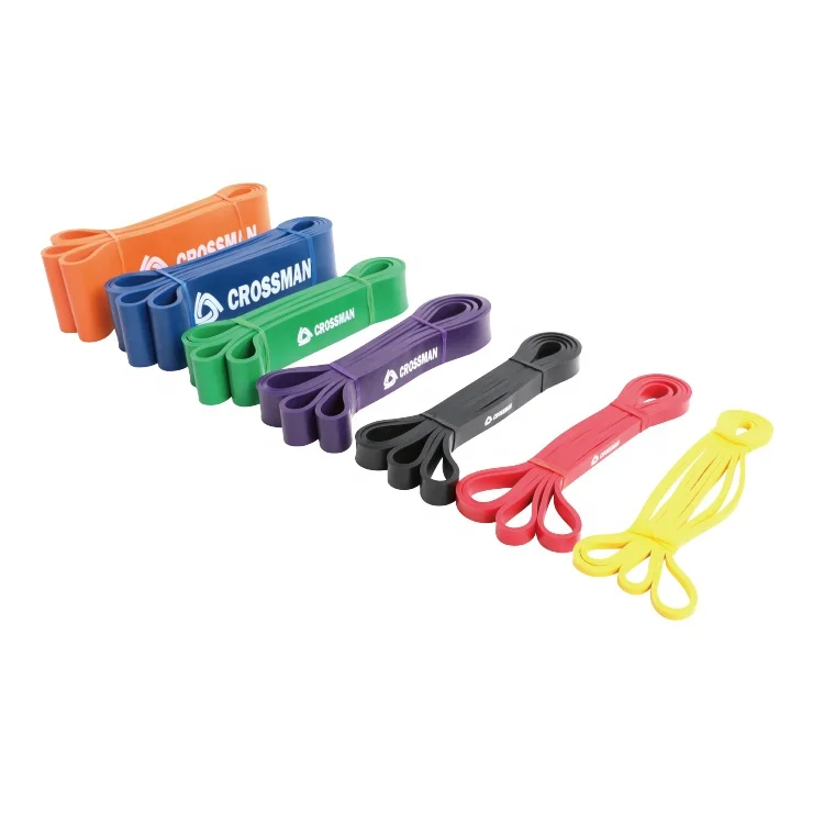 Оптовая продажа, повязки для фитнеса, домашний тренажерный зал, повязка для силовых упражнений, набор эластичных лент из латекса на заказ