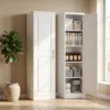 Armadio Slim in Metallo Bianco