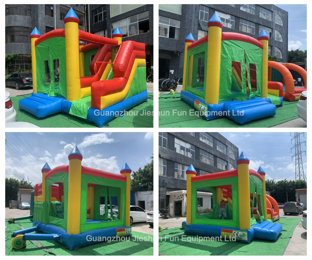High Quality Pvc Material Carton Inflatable Monkey Jungle Bouncer
