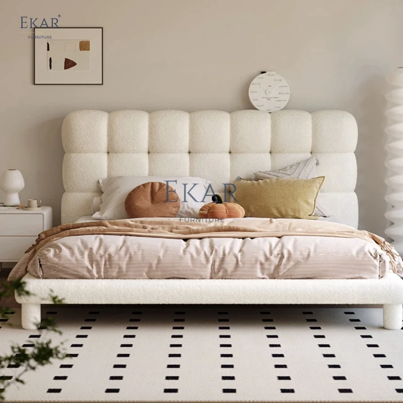 product new design ekar comfortable sherpa bed back bedroom bed-60