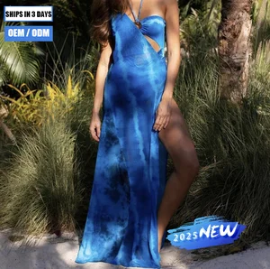 2026 Customized Tank Top One-piece Swimsuit Hollow Ring Swimsuit Beachwear Women's Swimsuit One-piece Swimsuit with Skirt