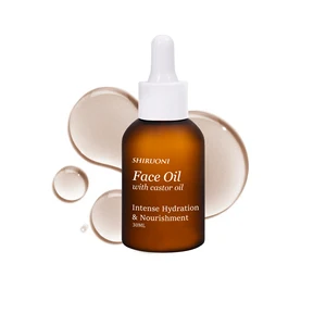 OEM Face Castor Face Oil Vitamin E Rosemary Essential Sweet Almond Oil Gentle Moisturizing Hydration Nourishment Facial Oil