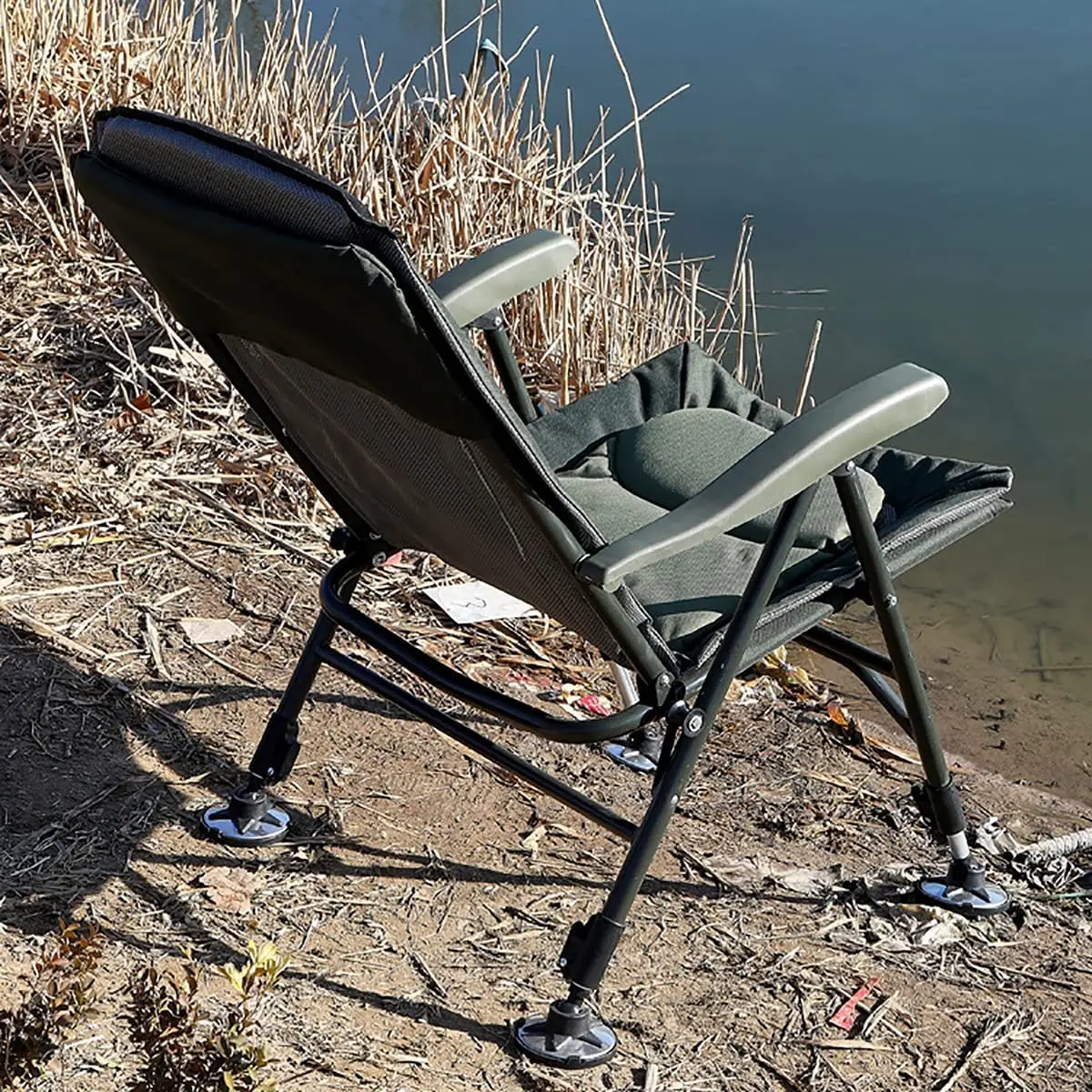 Folding Foldable Portable Summer Travel Picnic Bbq Fishing Chair Cup Holder Chair Beach Camping Chair