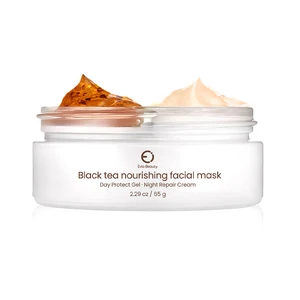 Factory Direct 2-in-1 Anti-Glycation Oxidation Photoaging Facial Mask Mud Brightens Soothes Repairs Skin Sample Size All Skin