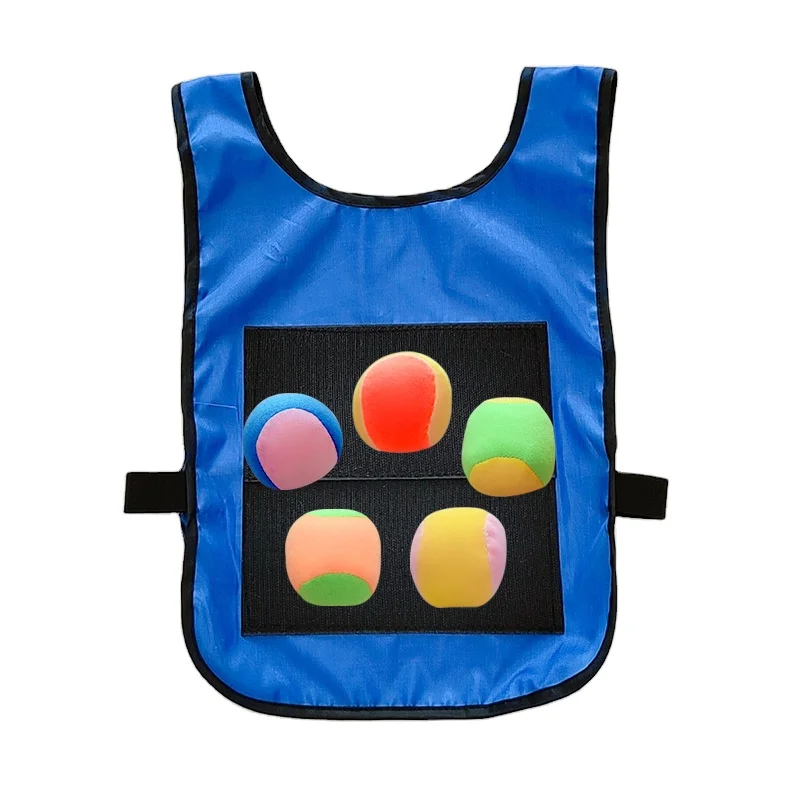 stick ball vest dodge ball game sticky target ball vest outdoor