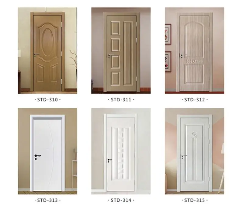 Cheap Price Custom Extrusion WPC Door  Design Rfl Pvc Door Price Suppliers