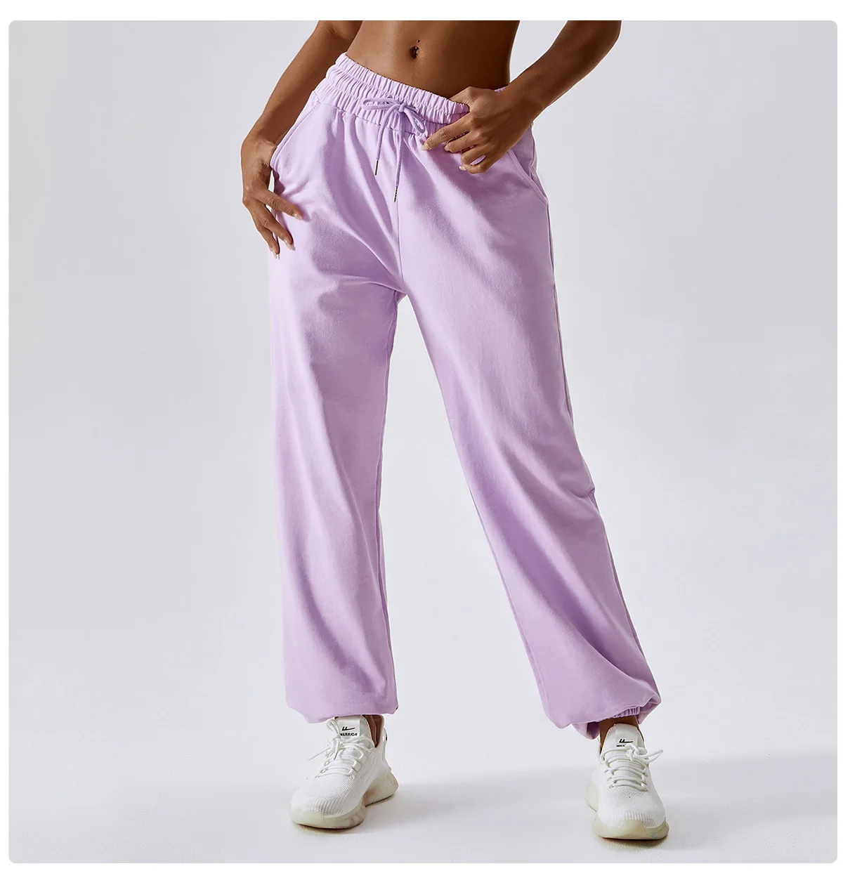 Custom Screen Print Women Everyday Joggers Gym Long Trousers Sweatpants ...