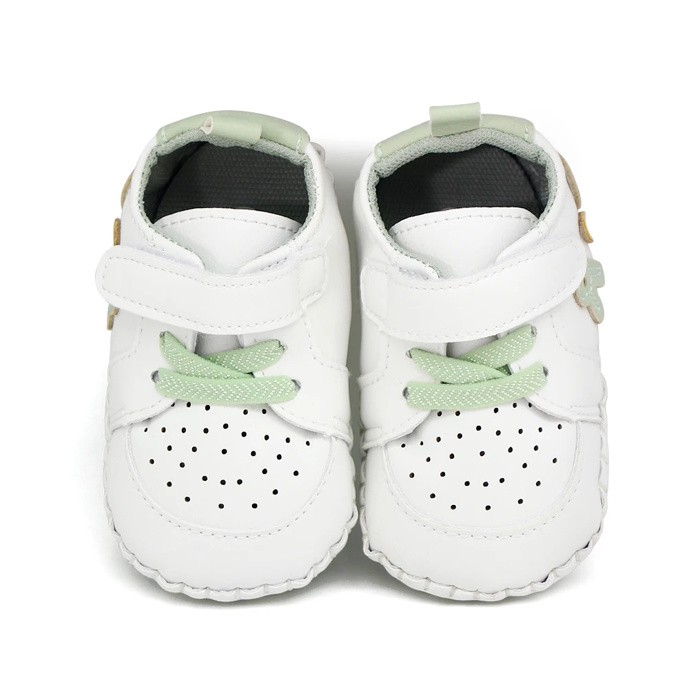 Infant Baby Boys Girls' Pu Leather Sneakers Soft Anti-Slip Soft Sole Newborn Toddler Baby First Walker Outdoor Shoes Crib Shoes supplier