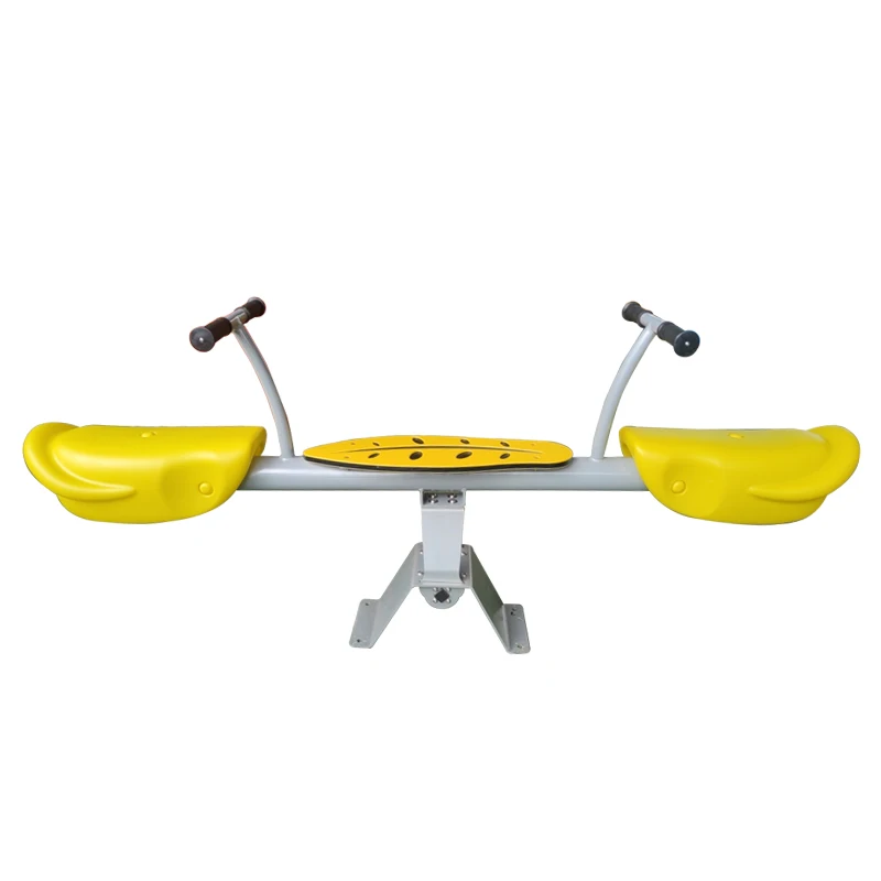 High-Quality Plastic Seat Toy for Outdoor Playground: Kids' Rocking Seesaw