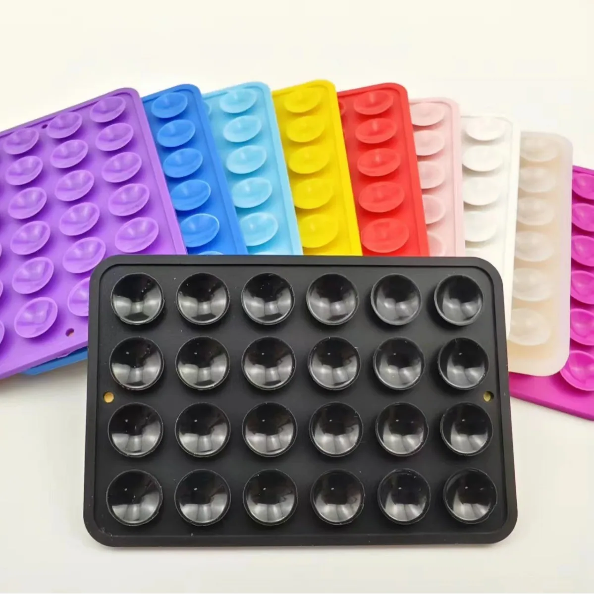 Wholesale Bulk Non-Slip Adhesive Silicone Mobile Phone Holder Household  Rubber Cellphone Grip Accessory