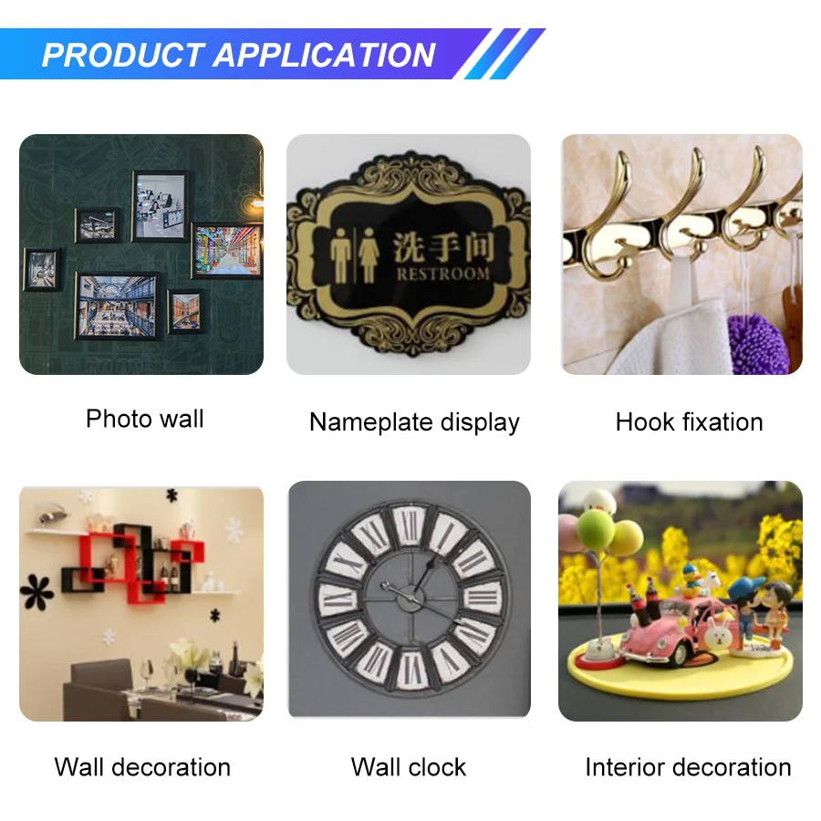 Синий/красный/белый/черный вкладыш прозрачная пенная лента водонепроницаемая клейкая Акриловая