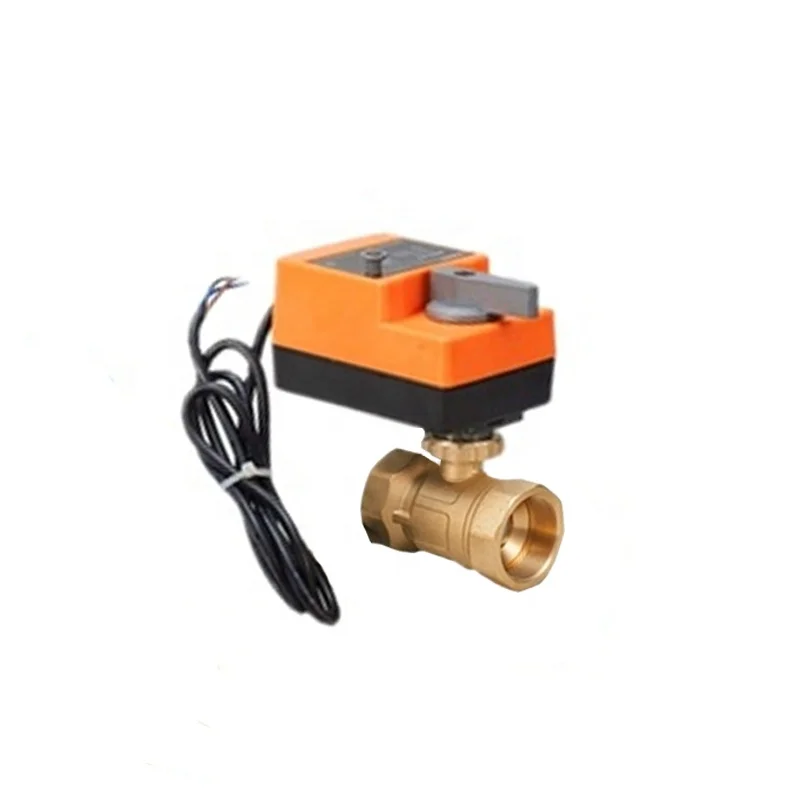 AC220v типа BSPT 2 Way клапаны электрического управления для системы очистки воды из моторизованный шаровой кран из латуни