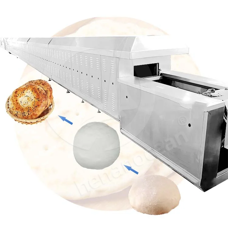 Automatic a Complete Lebanese Bread Production Line Turkish Pita Bread Make Machine