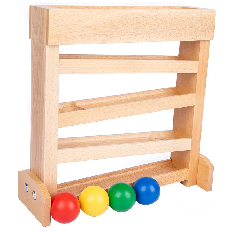 Montessori Teaching Aids Target Visual tracker Ball Pressing Table Early Education Toy Slider