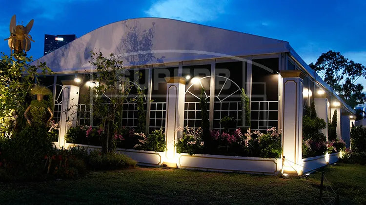 Large Arcum Tent Arched Crossover Dome Round Trade Show Arch Tent
