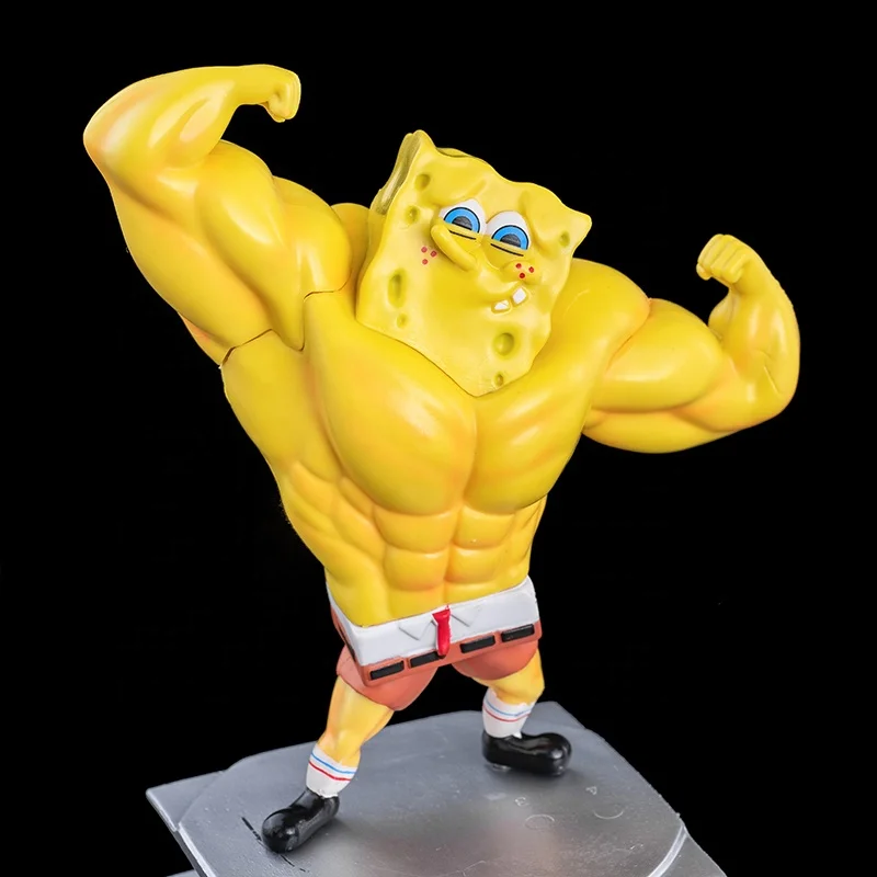 OEM Made Custom 3D Design Muscular Body Cartoon Plastic Figure Toys Factory