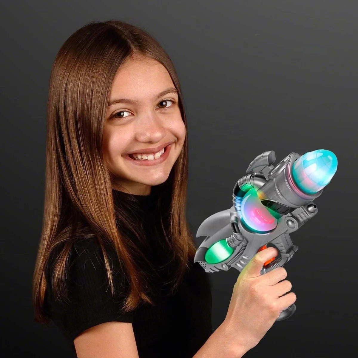 Electric Toy Space Gun - LED Blaster with Sound for Kids | Sci-Fi