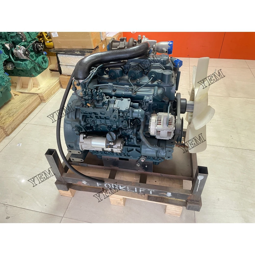 For Kubota Engine V2607-T Complete Engine Assy Spare Part 2