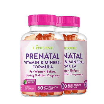 OEM ODM Vitamin c Gummy Private Label prenatal vitamin gummies For Women with Iron and Folic Acid