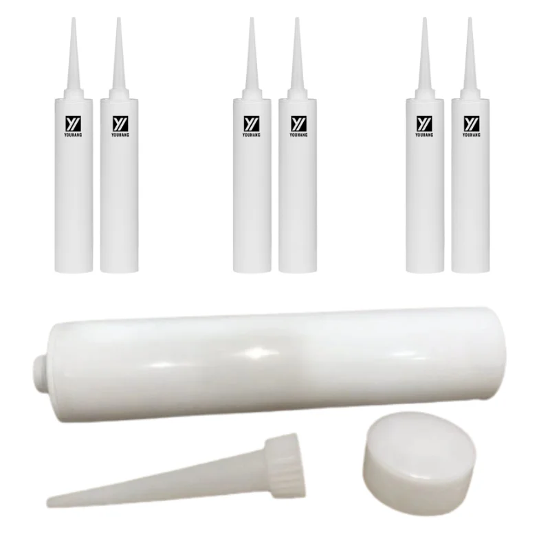 300ml Empty Glass Glue Caulking Tube Hdpe Plastic Silicone Sealant
