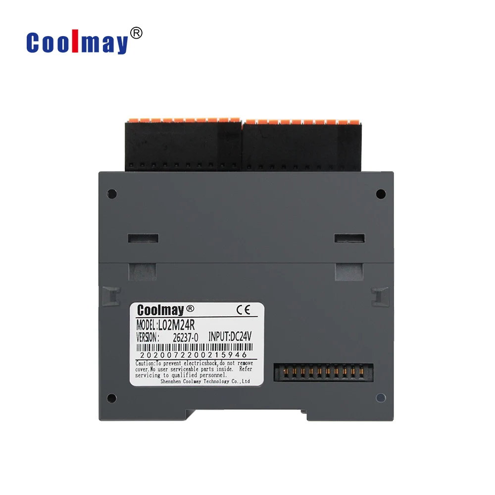 Expanded Cpu Plc Module with 12 DI 12 DO 4 AI 4 AO RS485 Ethernet Port Integrated Model L02M24R