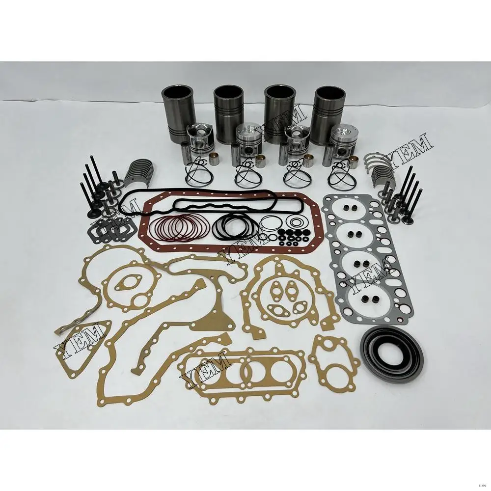 FD33 Overhaul Gasket Kit With Cylinder Gaskets Piston Rings Liner Bearing Valves for Nissan