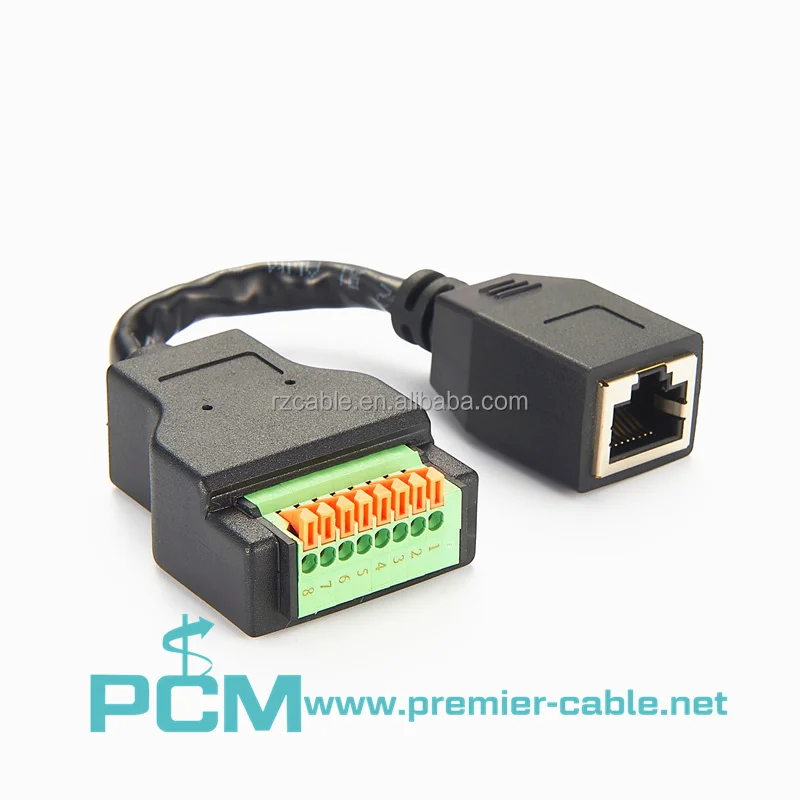 Rj45 Ethernet To Terminal Block Solar Energy Storage Serial Cable - Buy