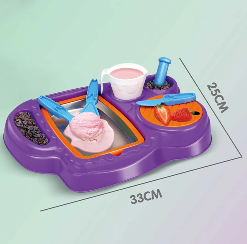 Hot Sale Mini Ice Cream Machine Pretend Play Preschool Kitchen Toys