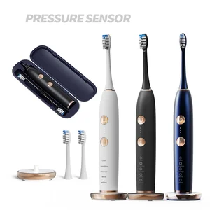 PRESSURE SENSOR 48000 Strokes Travel Ultraviolet Electric Toothbrush