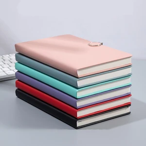 Personalized Custom School Supplies A5 Libretas Planner Journal Diary PU Leather Cover Notebook With Elastic Band