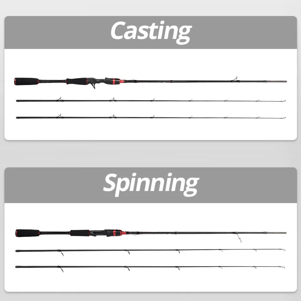 Kastking Max Steel Rod Carbon Spinning Casting Fishing Rod With 1.80m 2.13m 2.28m 2.4m