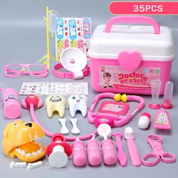 Новые стоматологические детские игрушки, набор для имитации врачей для мальчиков и девочек, ролевая игра дантиста, косплей, стоматология, образовательные рождественские игрушки, подарок
