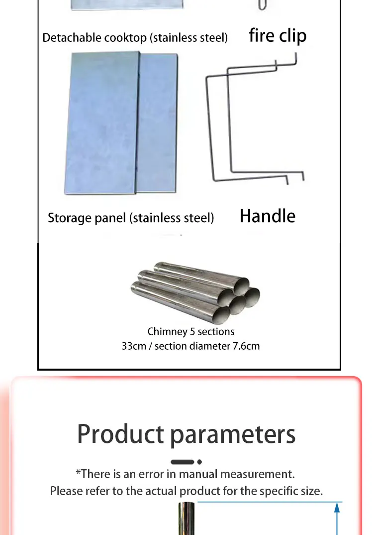Ortabl Camp Cook Stove Backpack Wood Cooking Titanium Bio Fireplace