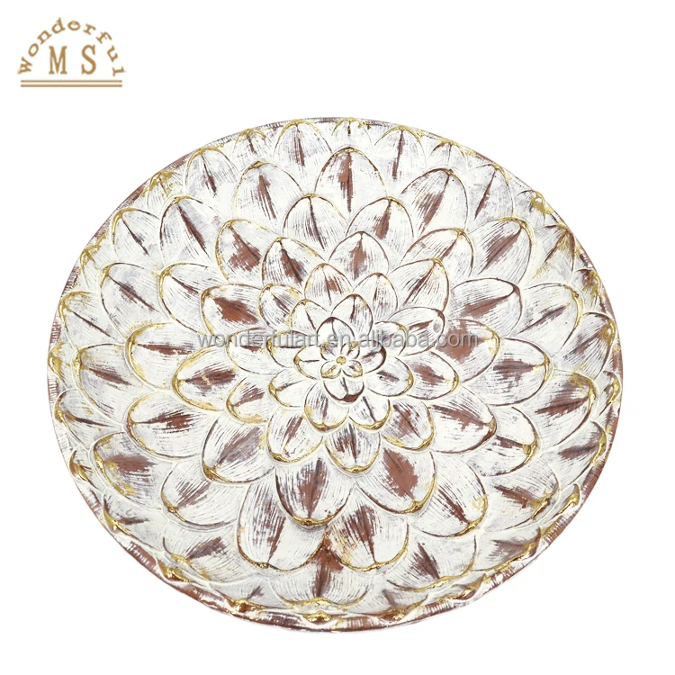 Resin candy pine cone dish Shape Holders 3d poly stone deal apple  Kitchenware for home holder ornament