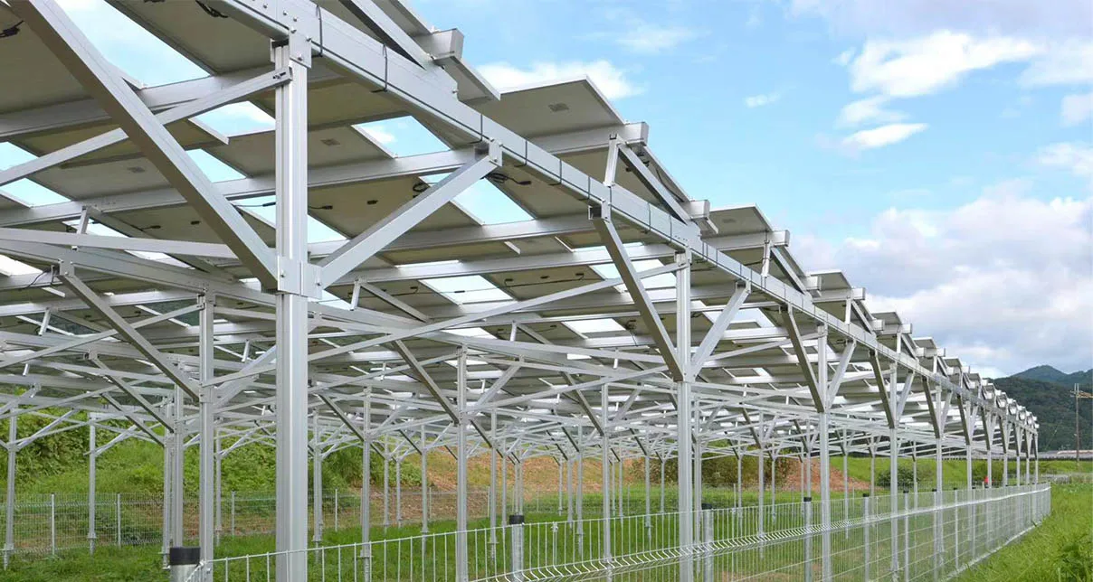 Angels Solar Farm Structure System Solar Structure Solar Panel Mounting ...