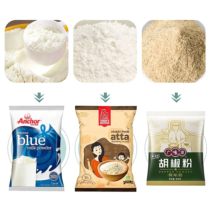 
 Машина для фасовки гранул в порошке для жидкости и порошка  