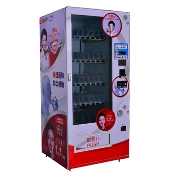 Custom Lebanon Combo Cooling Vending Machine for Drinks and Snacks Cashless Vending Machine QR Code Payment Vending Machine