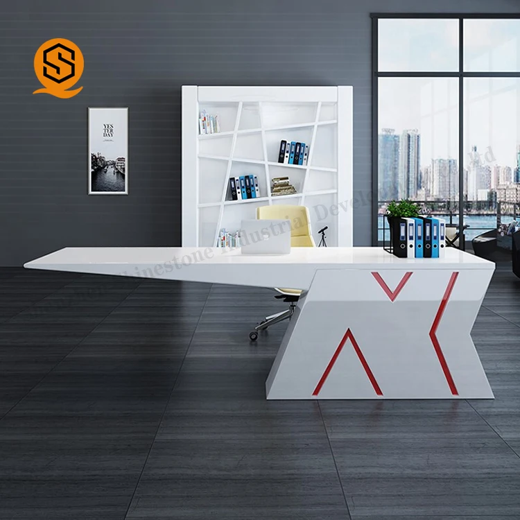 Luxury Design Office Furniture Desk boss Table Manager Acrylic Table