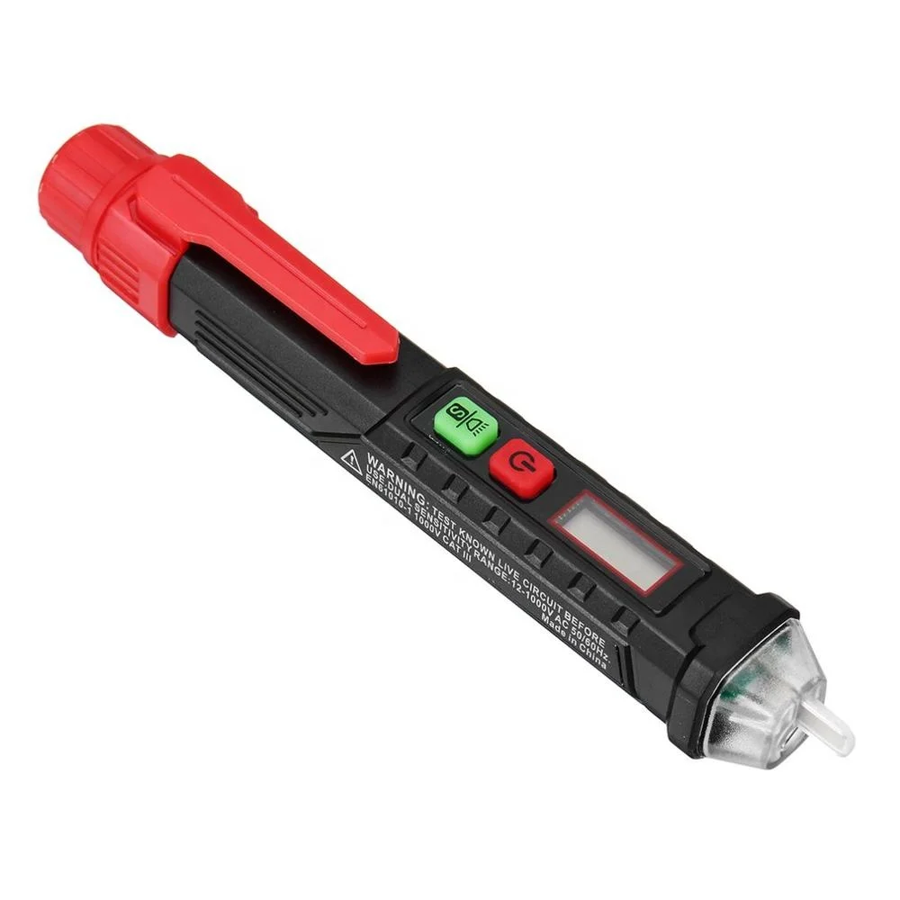 AC/DC Non-Contact LCD Electric Test Pen Voltage Digital Detector Tester 12~1000V 