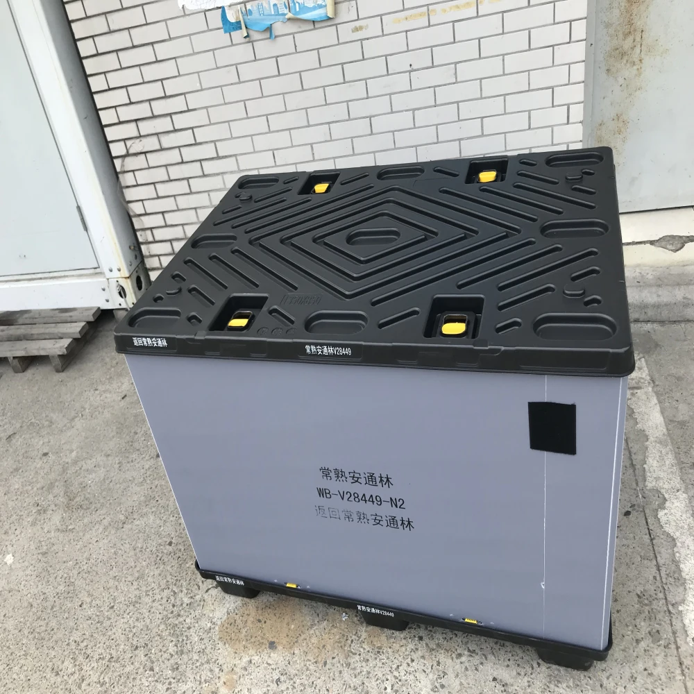 Factory pp Plastic Pallet Box Reusable Plastic Pallet Gaylord Box Cardboard Plastic Sleeve Boxes with Divide