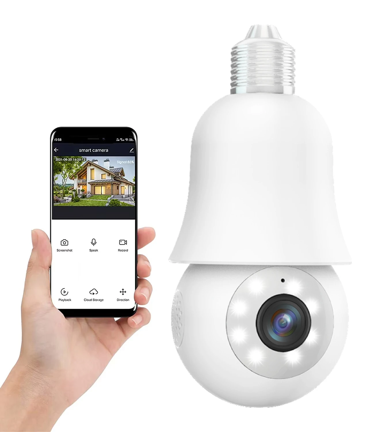 LB323 3MP Light Bulb Security Camera WIFI Camera Security Wireless CCTV Bulb Camera