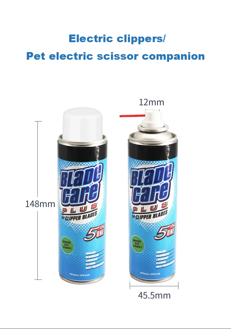 5 In 1 Hair Clipper Blade Cooling Spray For Professional Hair Trimmer