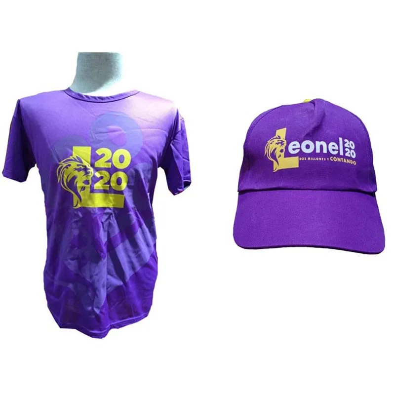 Cheap Political Election Campaign Printed Polyester T Shirts for Uganda 2023