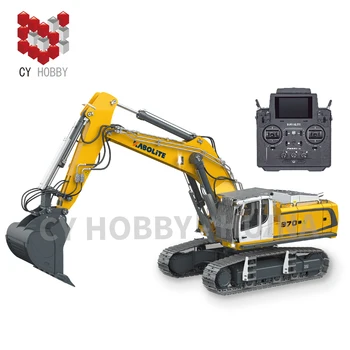 HUINA K970 970 KABOLITE K970  1/14 36 Channel Full metal RC hydraulic die cast excavator model  total Weight 51kg