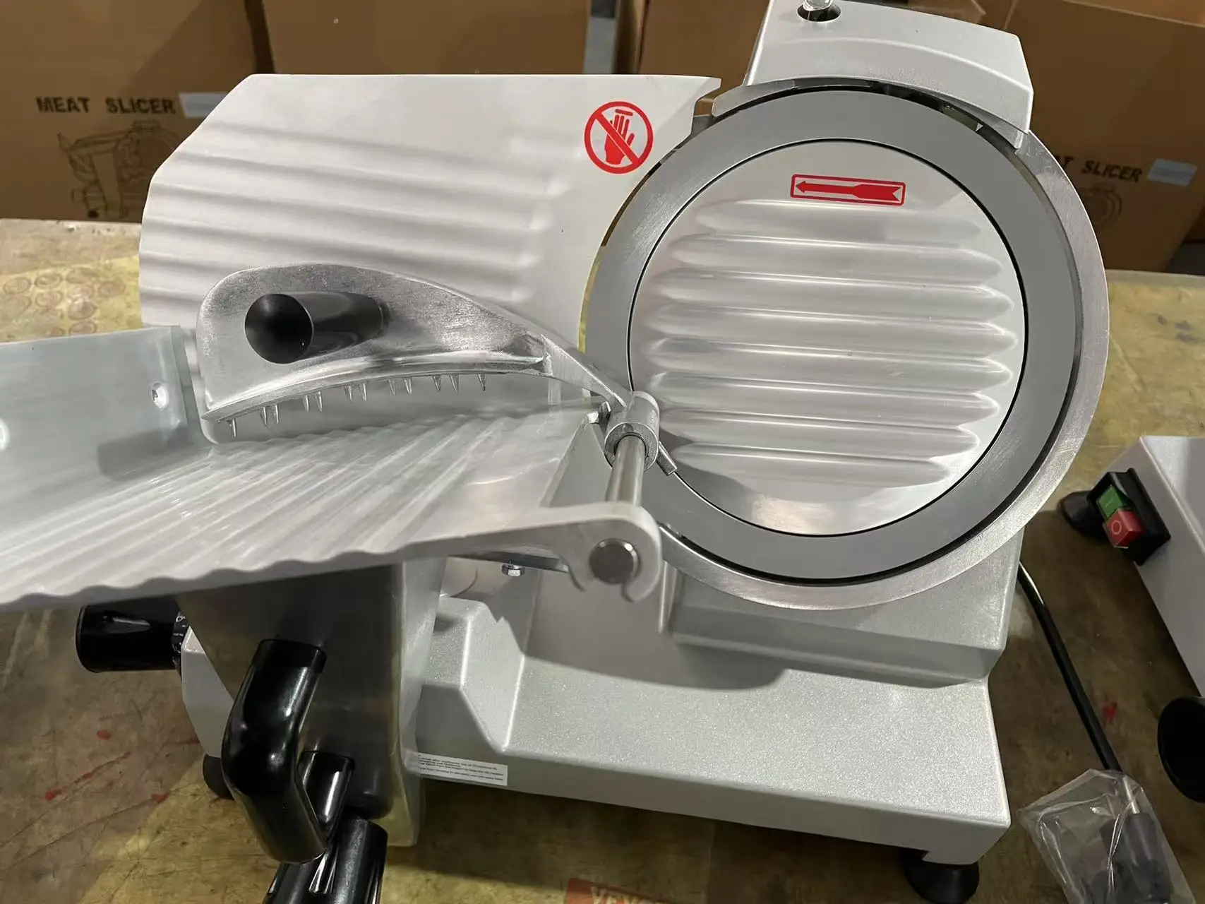 180W/220V/50Hz Carbon Steel Semi-Automatic Slicer JK-220A Adjustable Slicing Thickness New Motor for Beef Mutton Rolls Cutting manufacture